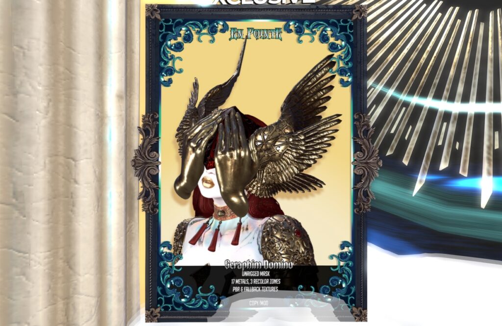 Seraphim Domino Mask, L$350