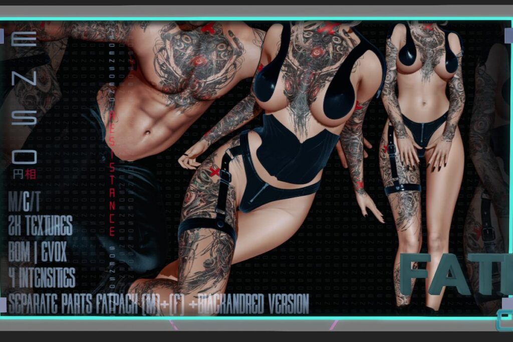 Resistance Tattoo - EvoX, L$499