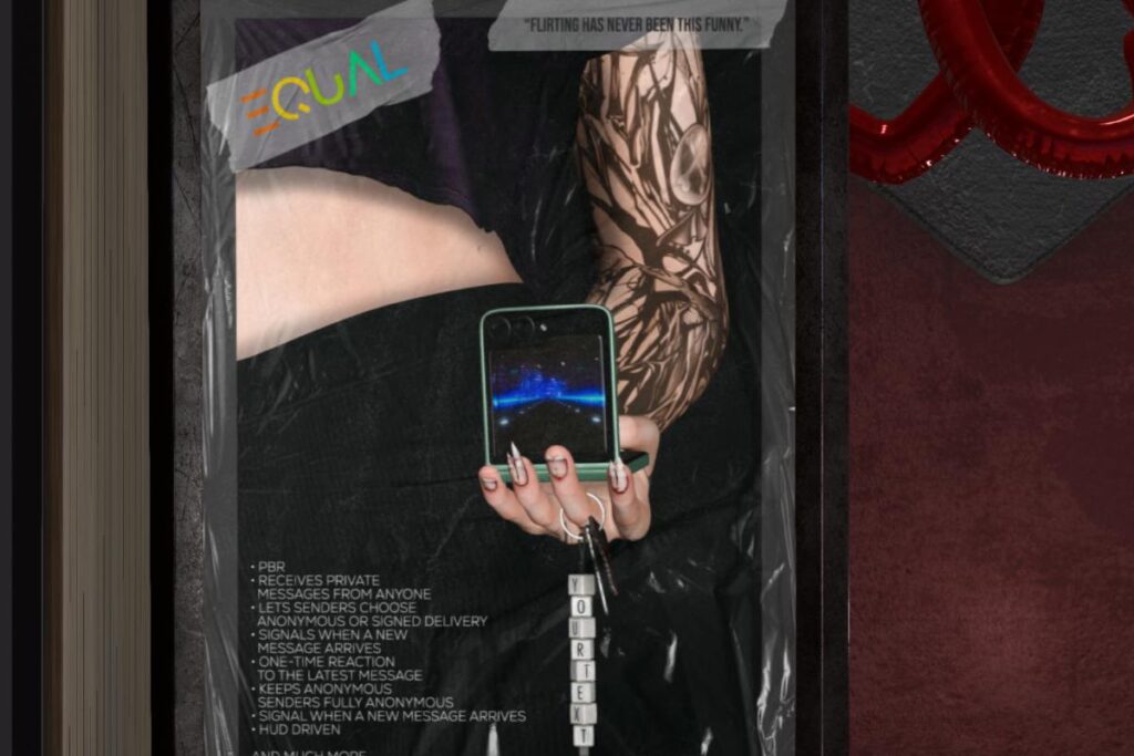 Double Trouble Flip Phone, L$699