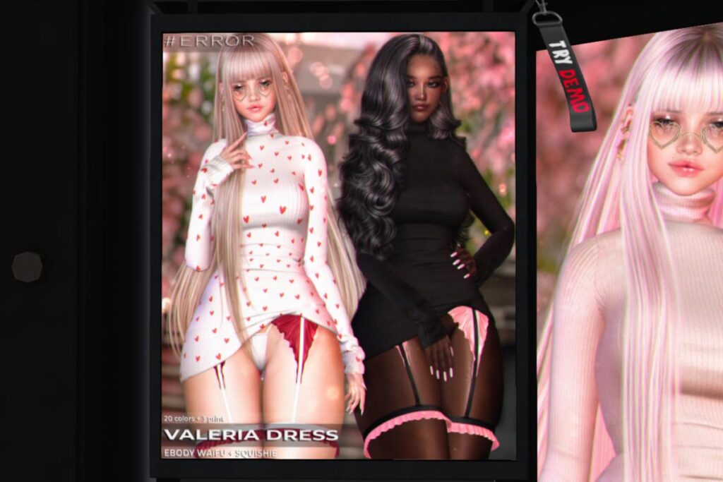 Valeria Dress - Reborn/+mods, L$199 each/L$999 FP