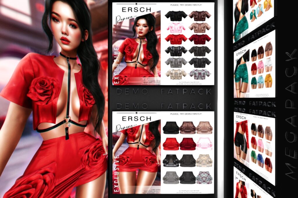 Ramona Top &amp; Skirt - Legacy/MaitreyaX/Reborn/+mods, L$199 each/L$999 each FP