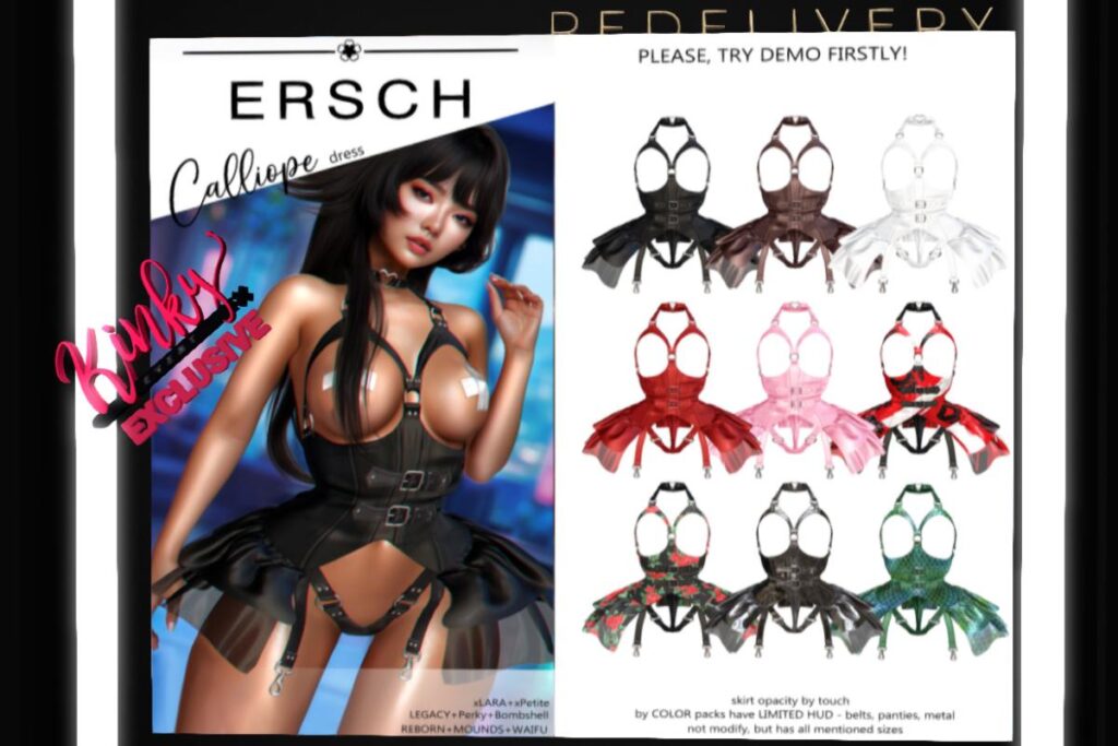 Calliope Dress - Legacy/MaitreyaX/Reborn/+mods, L$299 each/L$1099 FP