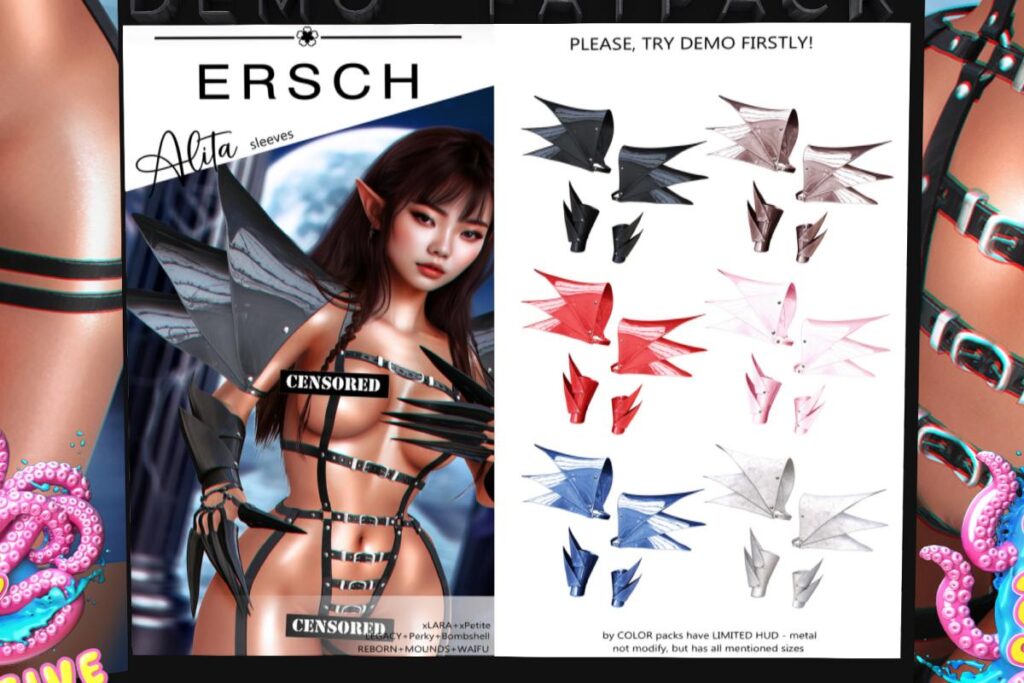 Alita Sleeves - Legacy/MaitreyaX/Reborn/+mods, L$199 each/L$999 FP