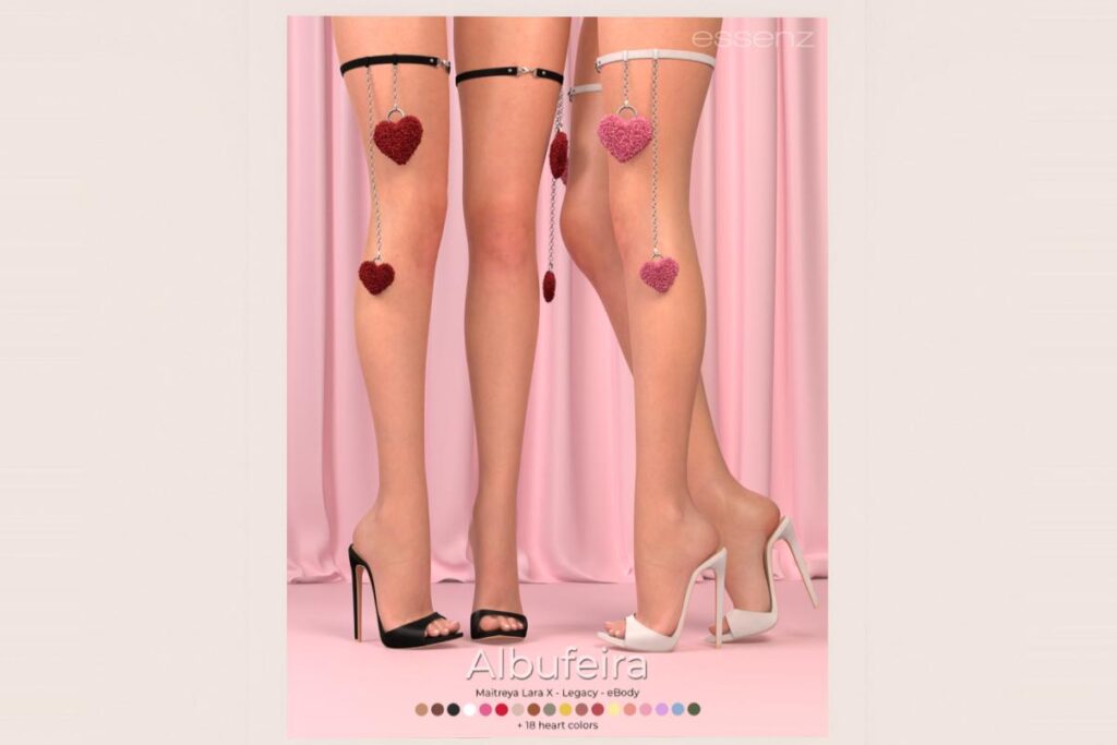 Albufeira Heels - Legacy/MaitreyaX/Reborn, L$299-L$399 each/L$1399 FP