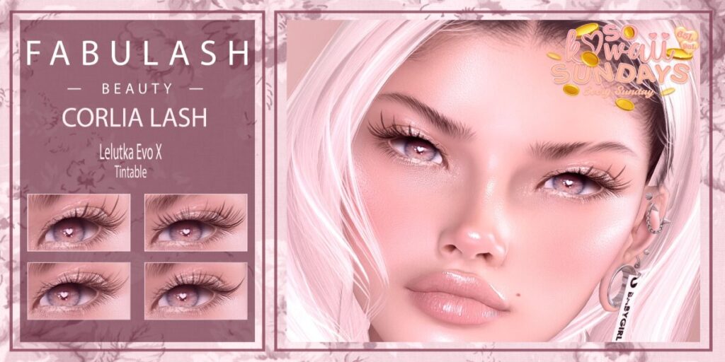 Corlia Lashes - EvoX	<a href="http://maps.secondlife.com/secondlife/Naraku%20Hills/224/179/32" target="_blank">Teleport</a>