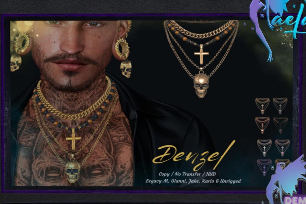 Denzel Necklace - Gianni/Jake/Kario/Legacy/Unrigged, L$229