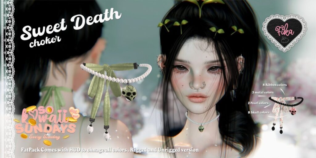 Sweet Death Choker	<a href="http://maps.secondlife.com/secondlife/Sunny%20Seaside/74/96/502" target="_blank">Teleport</a>