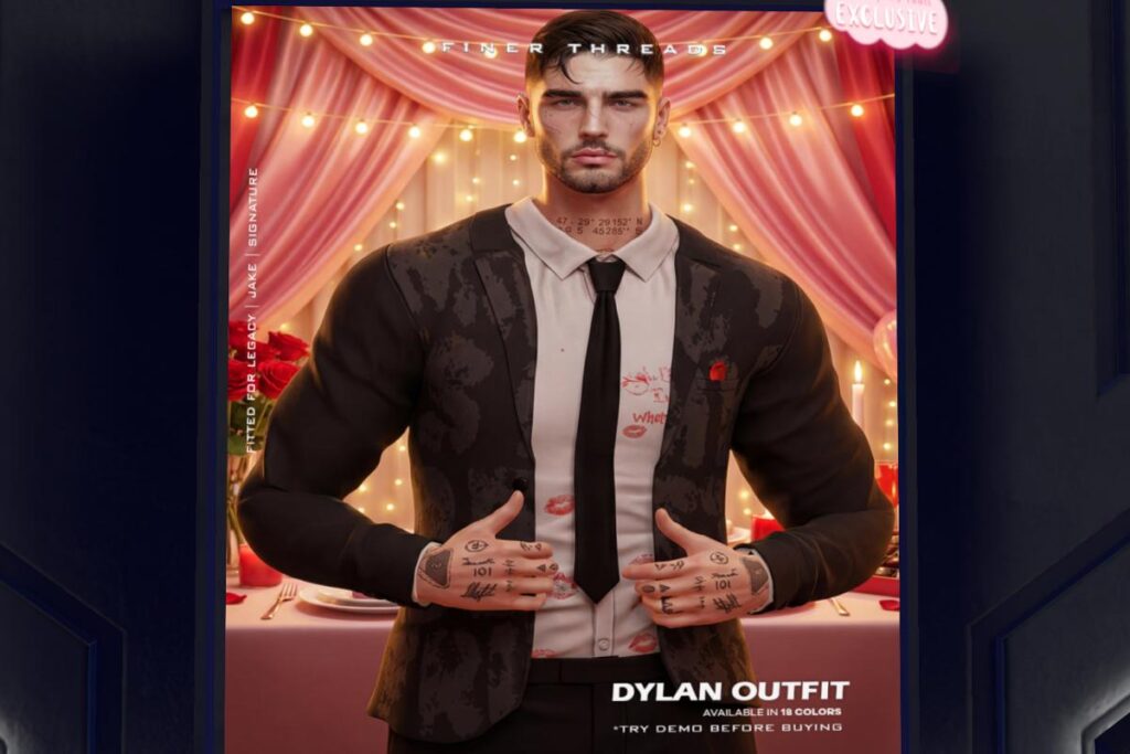 Dylan Outfit - Gianni/Jake/Legacy, L$279 each/L$999 FP