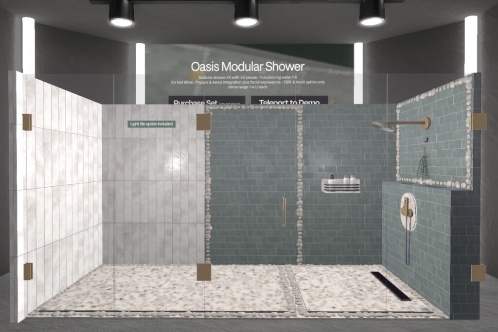 Oasis Modular Shower, L$2199
