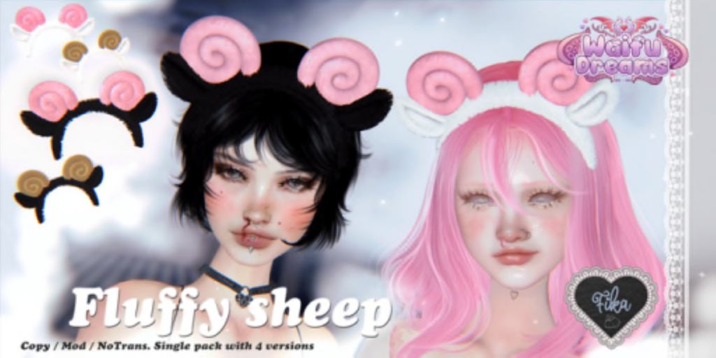 Fluffy Sheep Headband