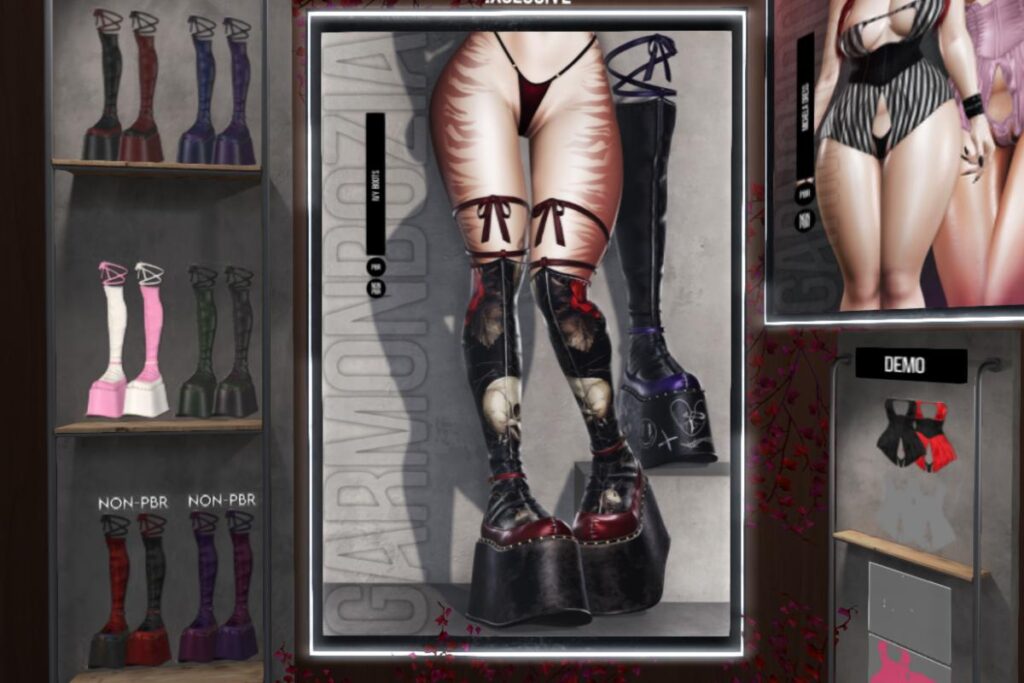 Ivy Boots - Legacy/MaitreyaX/Reborn/+mods, L$329 each/L$999 FP