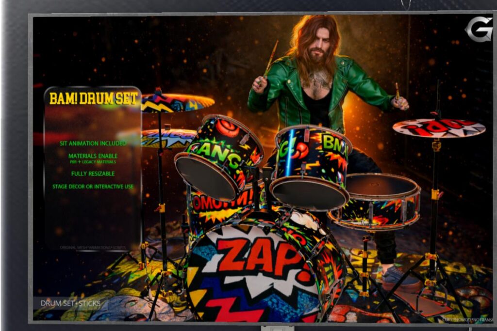 BAM! Beats Drum Set, L$499