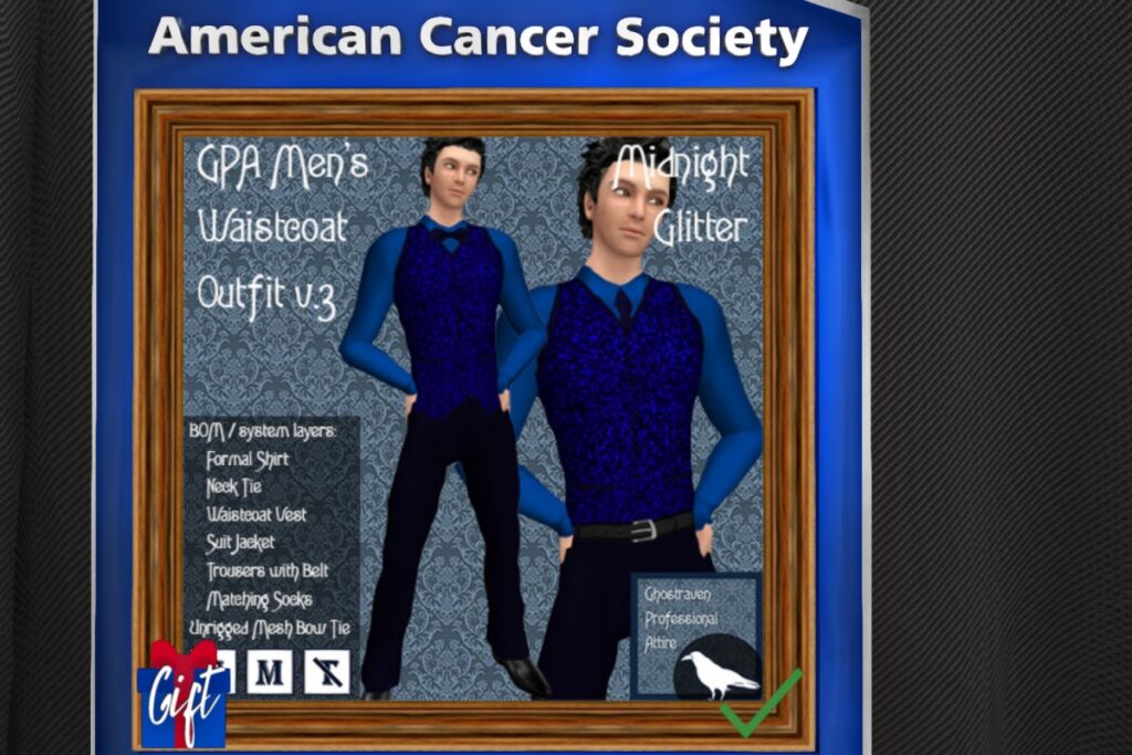 Men's Waistcoat - BOM, L$150