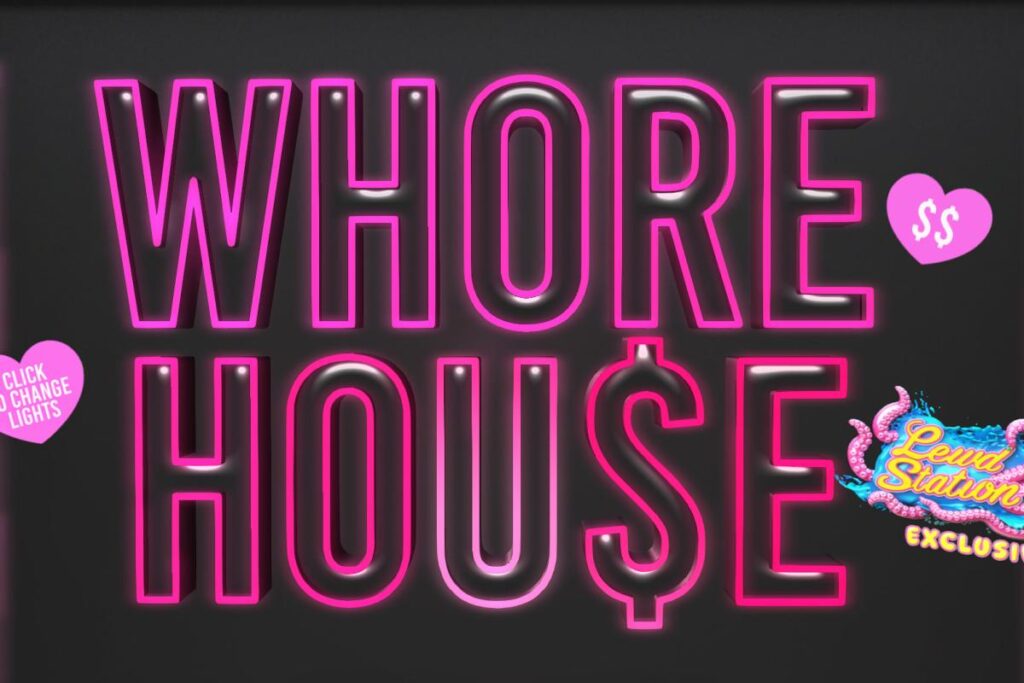 Whore House Neon Sign, L$250