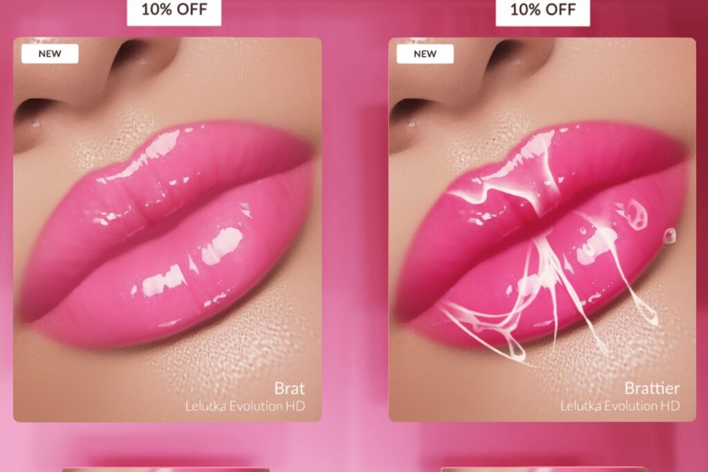 Brat Lipgloss - EvoX, L$297 | Brattier Lipgloss - EvoX, L$297