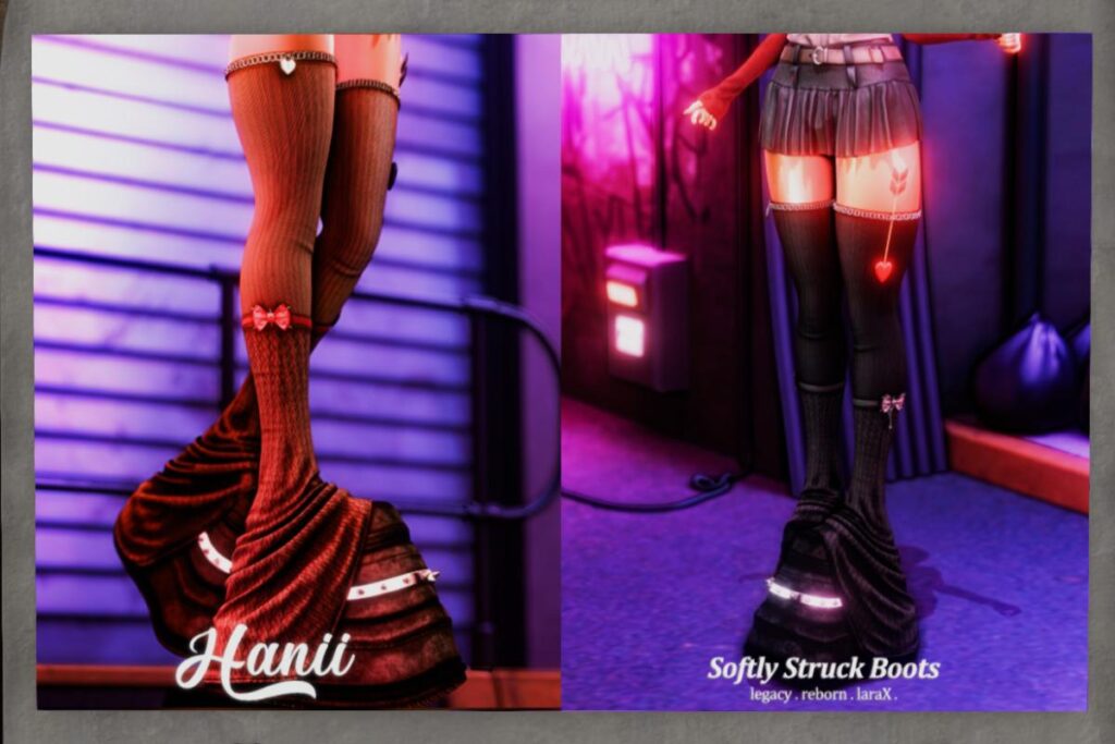 Softly Struck Boots - Legacy/MaitreyaX/Reborn, L$299 each/L$999 FP