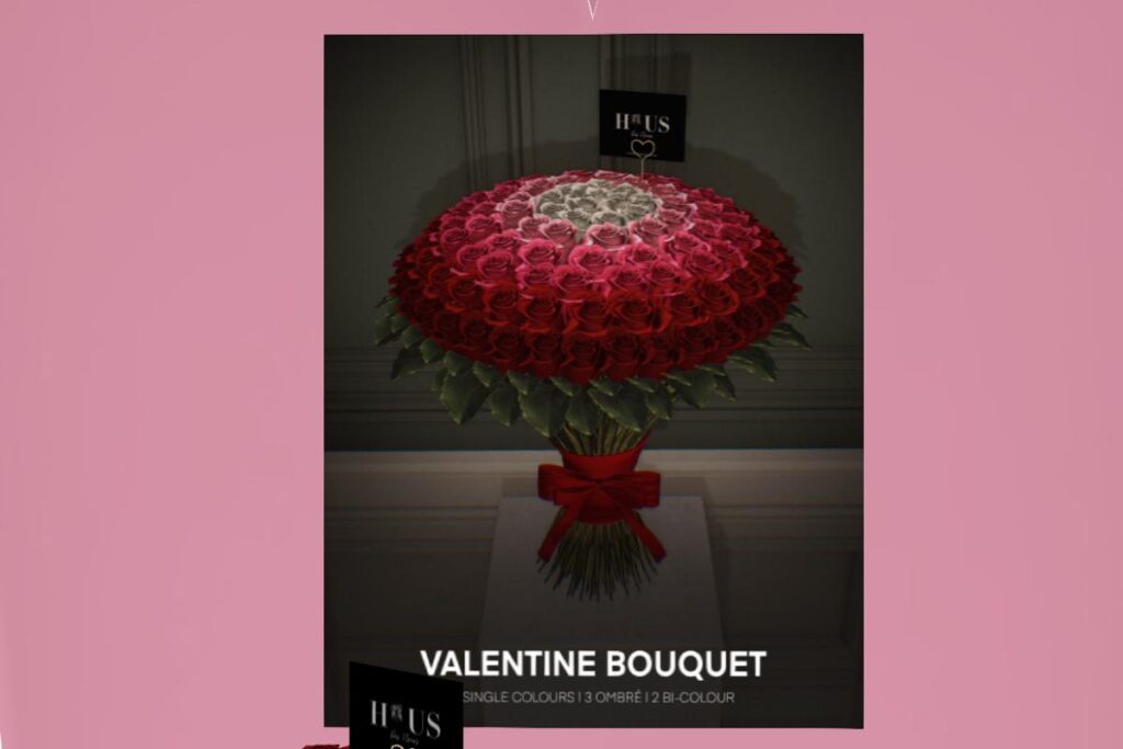 Valentine Bouquet, L$1000-L$1500 each