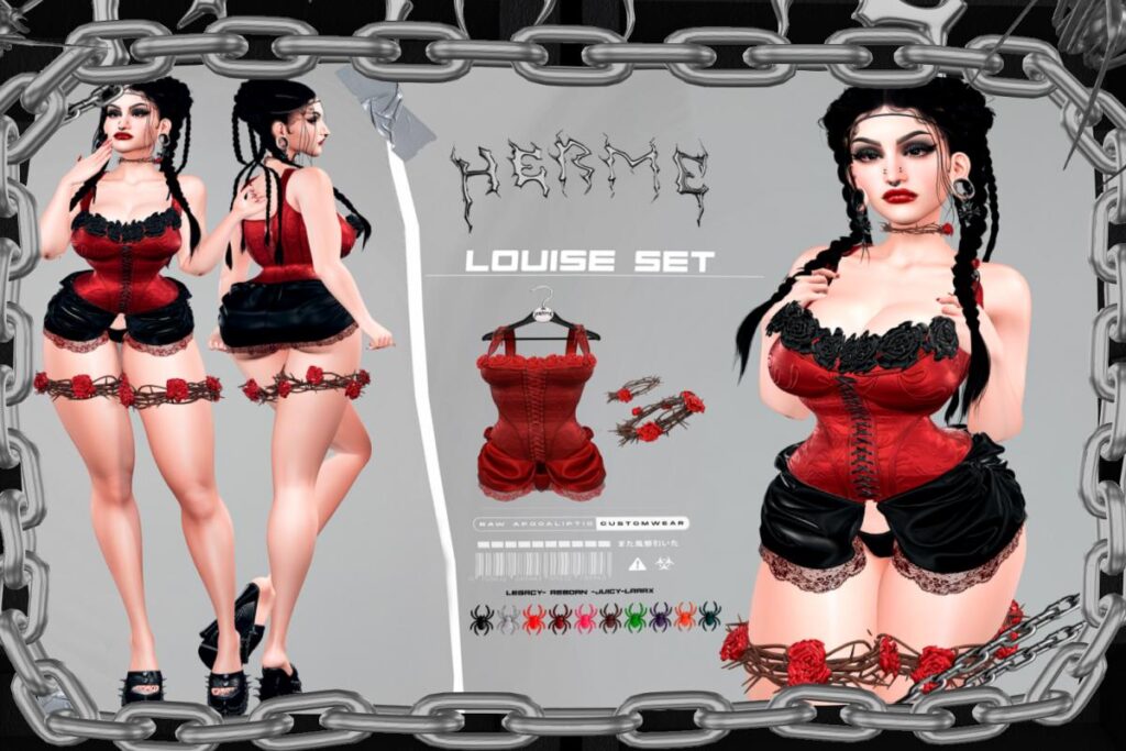 Louise Set - Legacy/MaitreyaX/Reborn/+mods, L$300 each/L$1900 FP