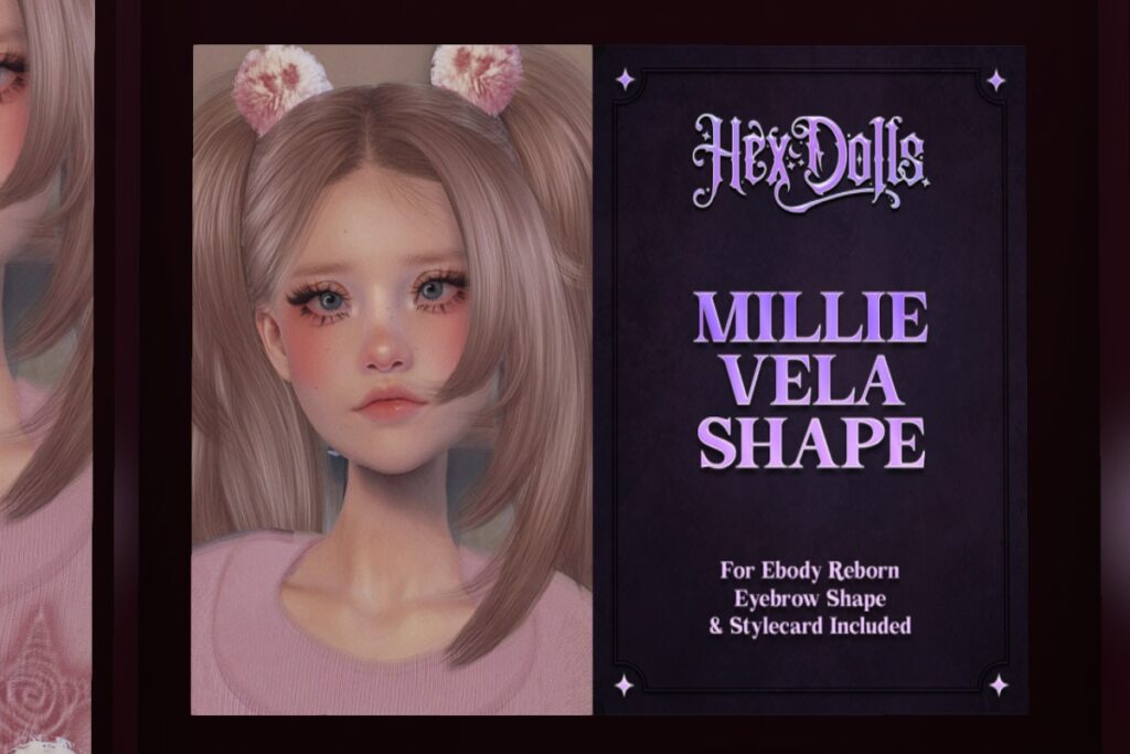 Millie Shape - Lelutka Vela/Reborn, L$449