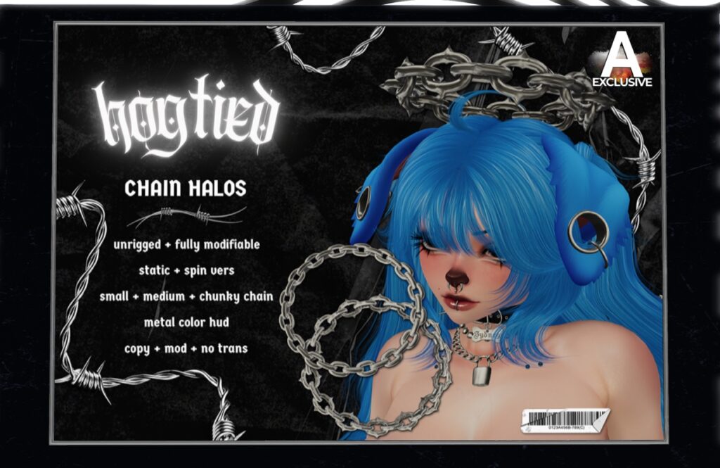 Chain Halos, L$299 each/L$499 FP