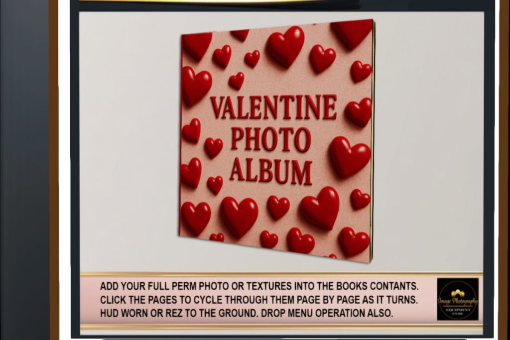 Valentines Photo Album, L$199