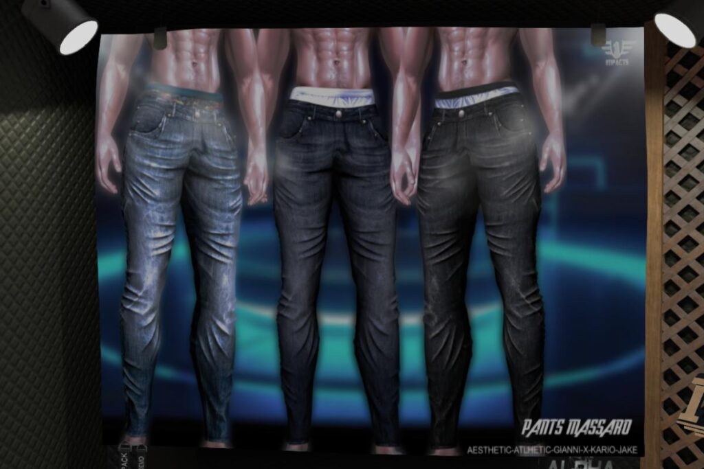 Massaro Pants - Aesthetic/GianniX/Jake/Kario/Legacy Athletic, L$250 each