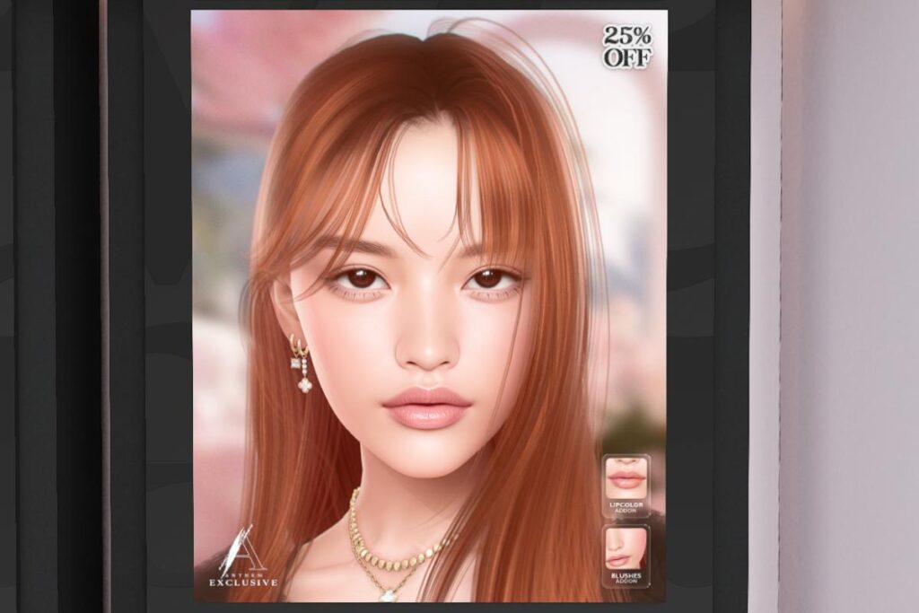 Lia Skin - EvoX/Velour, L$585 each/L$1032 FP