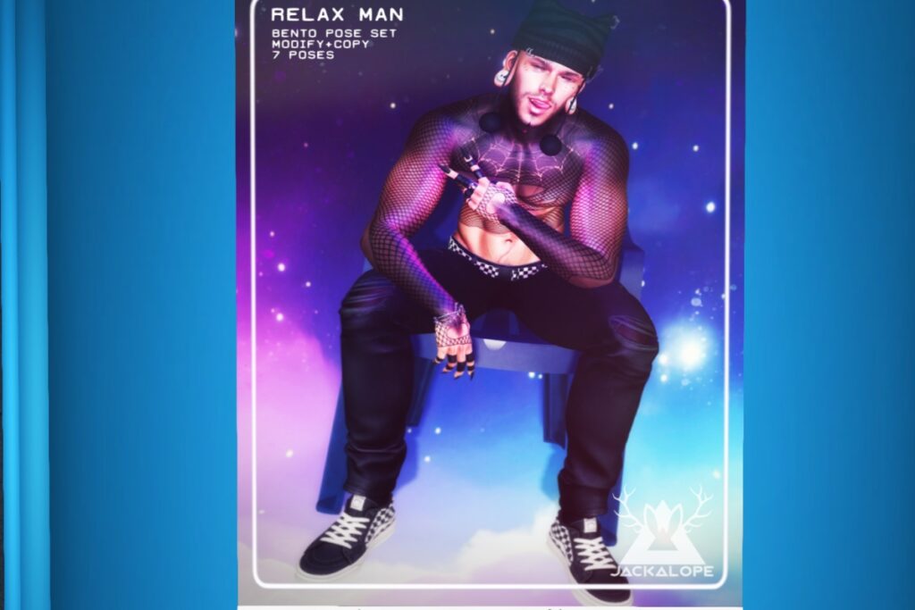 Relax Man Pose Set, L$299