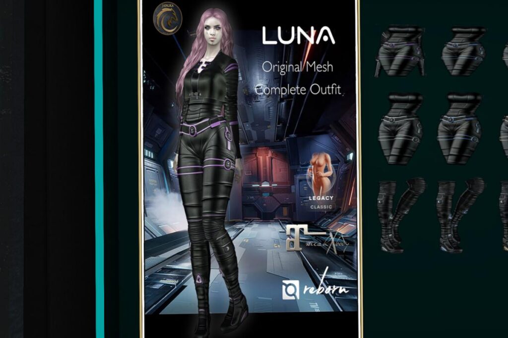 Luna Outfit - Legacy/MaitreyaX/Reborn, L$150-L$250 each