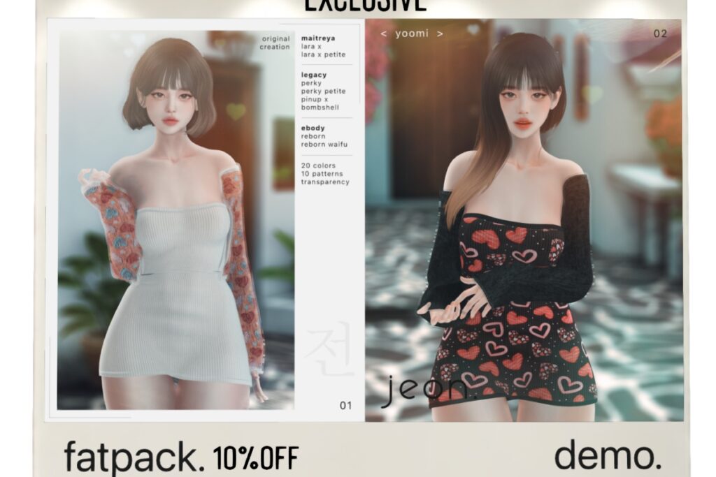 Yoomi - Legacy/MaitreyaX/Reborn/+mods, L$349 each/L$1260 FP