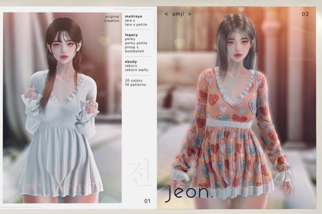 Umji Dress - Legacy/MaitreyaX/Reborn/+mods, L$349 each/L$1399 FP