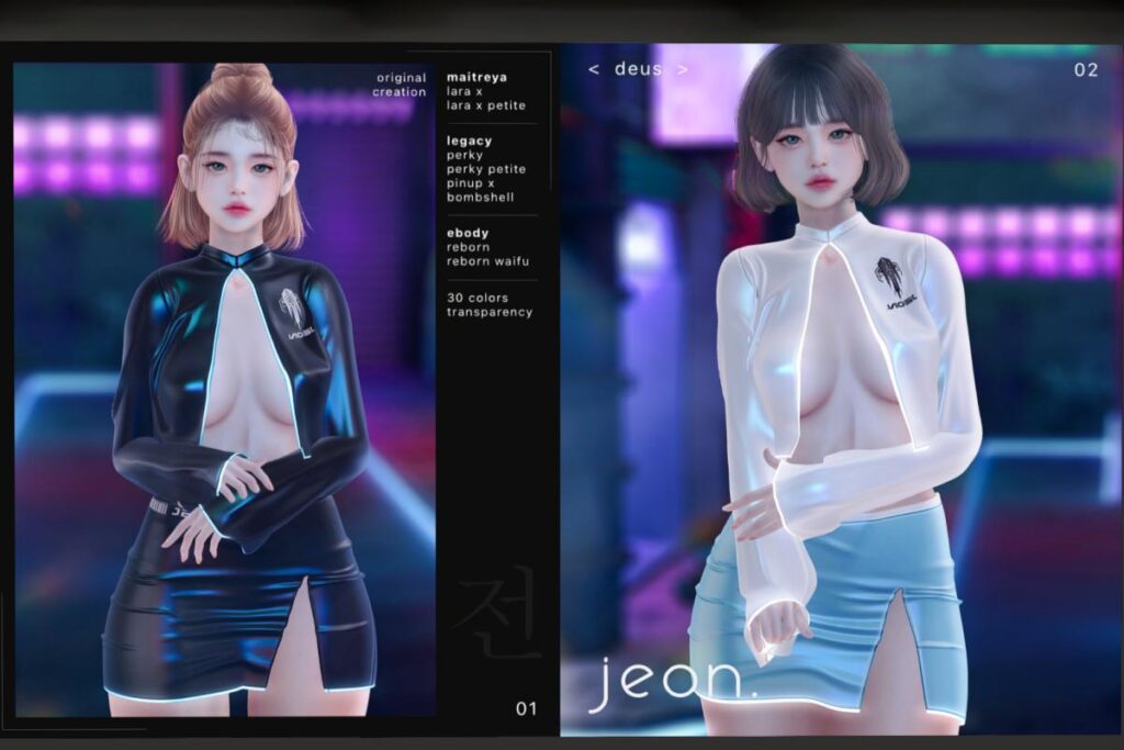 Deus Outfit - Legacy/MaitreyaX/Reborn/+mods, L$499 each/L$1799 FP