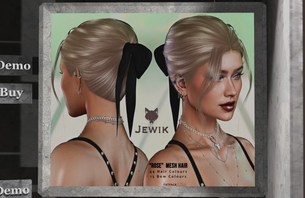 Rose Hairstyle, L$400 FP