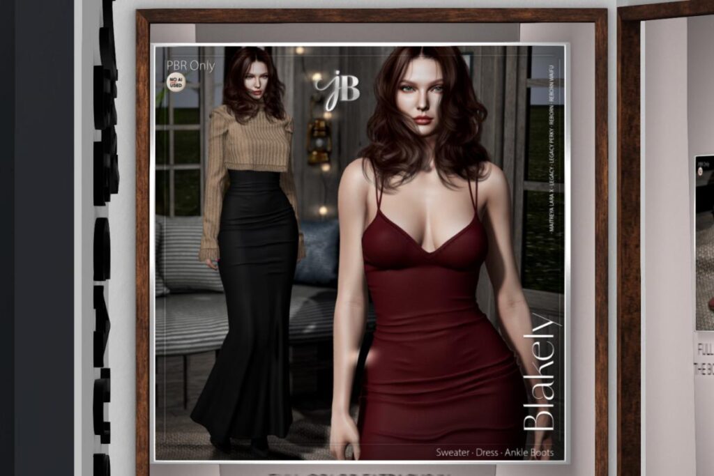 Blakely Sweater &amp; Blakely Dress - Legacy/MaitreyaX/Reborn/+mods, L$499-L$599 each/L$1999-L$2499 each FP