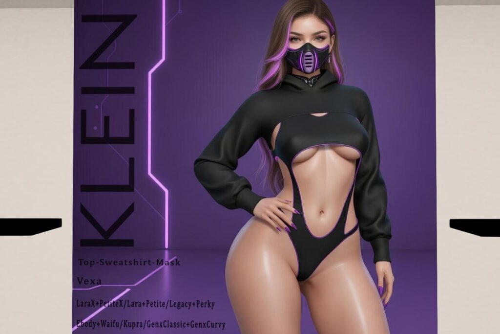 Vexa Set &amp; Mask - GenX/Legacy/MaitreyaX/Reborn/+mods, L$90-L$135 each/L$400-L$600 each FP