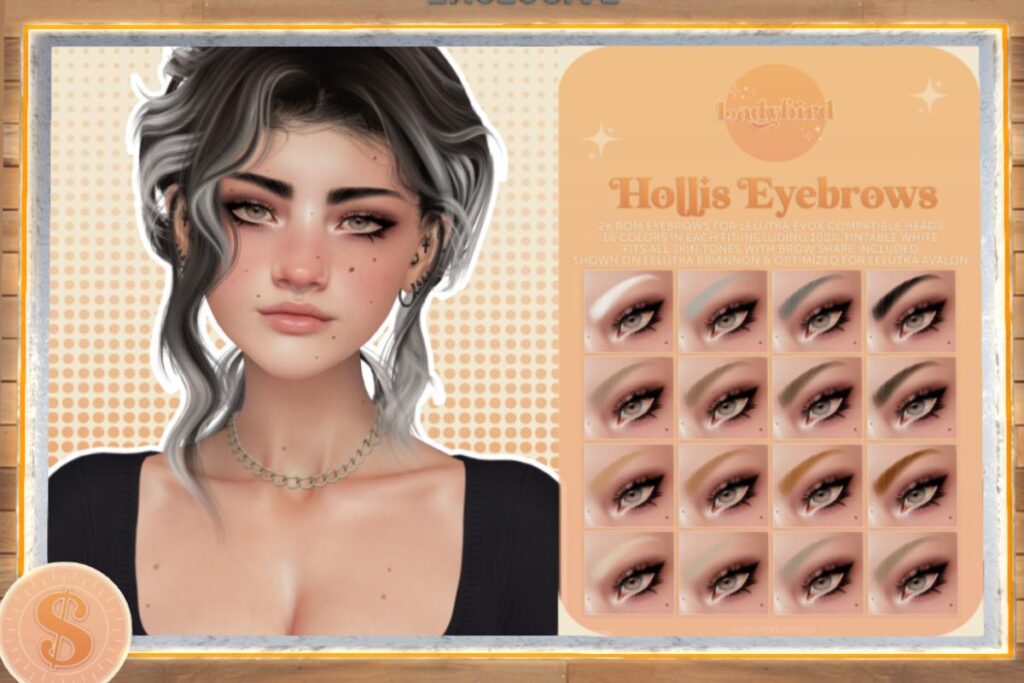 Hollis Eyebrows - EvoX, L$299