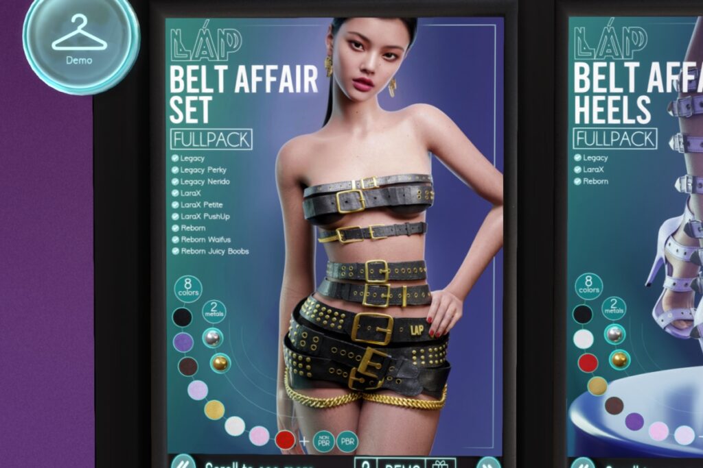 Belt Affair Set - Legacy/MaitreyaX/Reborn/+mods, L$2500