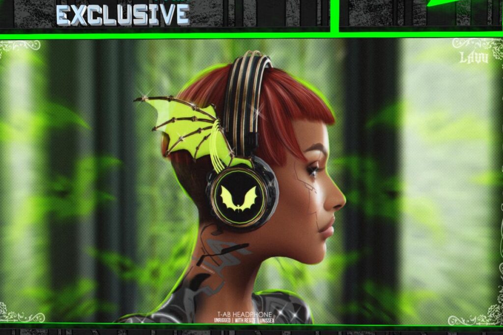 T-AB Headset, L$239 each/L$999 FP