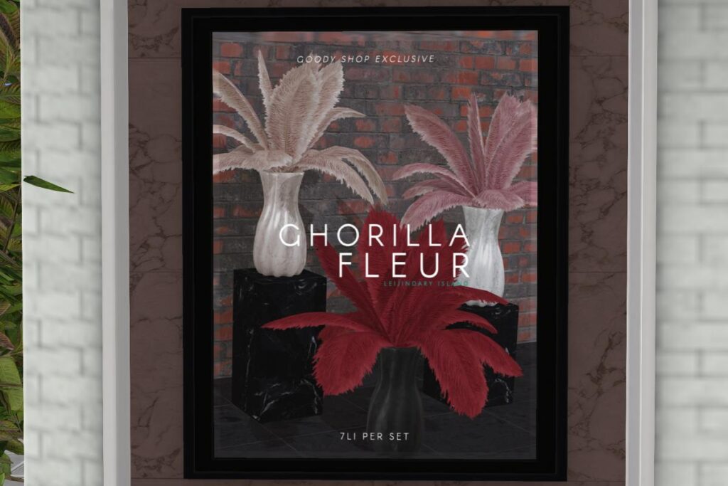 Ghorila Fleur Plants, L$333 each