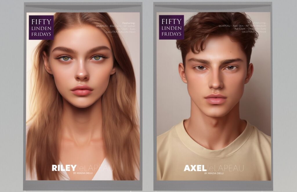 Riley Skin - EvoX | Axel Skin - EvoX	<a href="http://maps.secondlife.com/secondlife/leLAPEAU/63/104/27" target="_blank">Teleport</a>