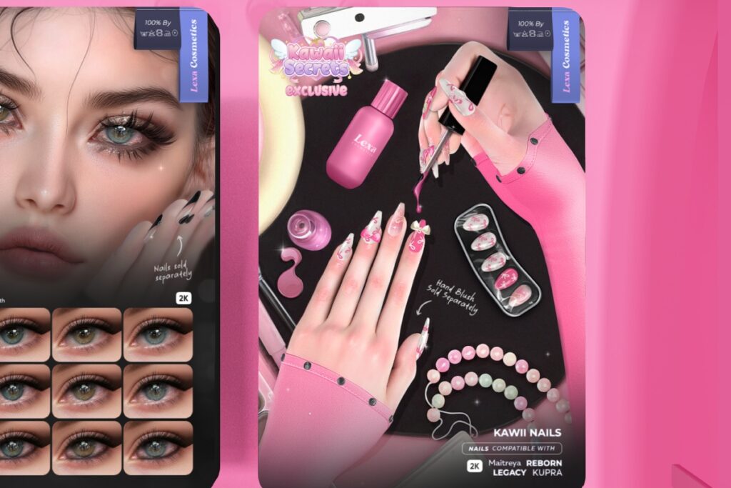 Kawii Nails - Inithium/Legacy/Maitreya/Reborn, L$199-L$349 each