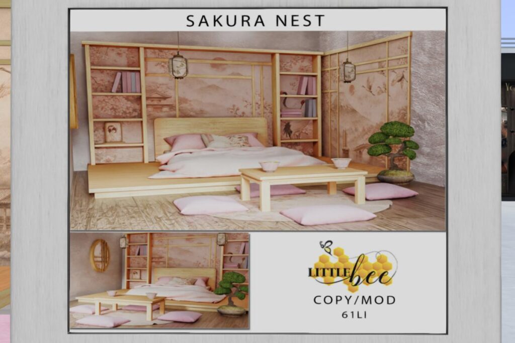 Sakura Nest, L$299 PG/L$329 Adult