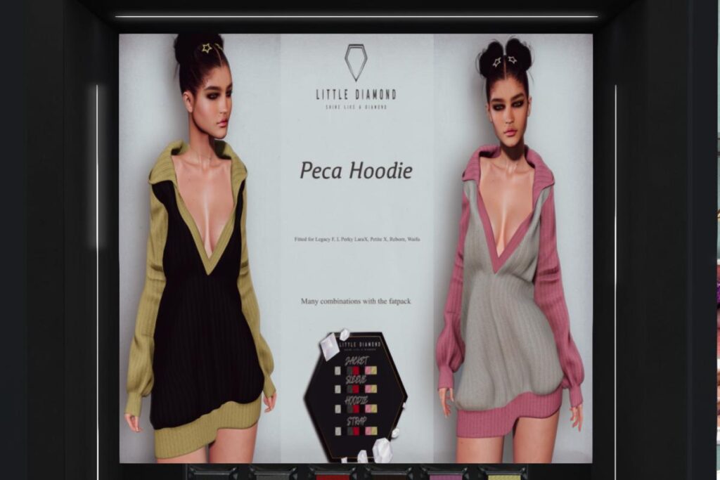 Peca Hoodie - Legacy/MaitreyaX/Reborn/+mods, L$310/L$1650 FP
