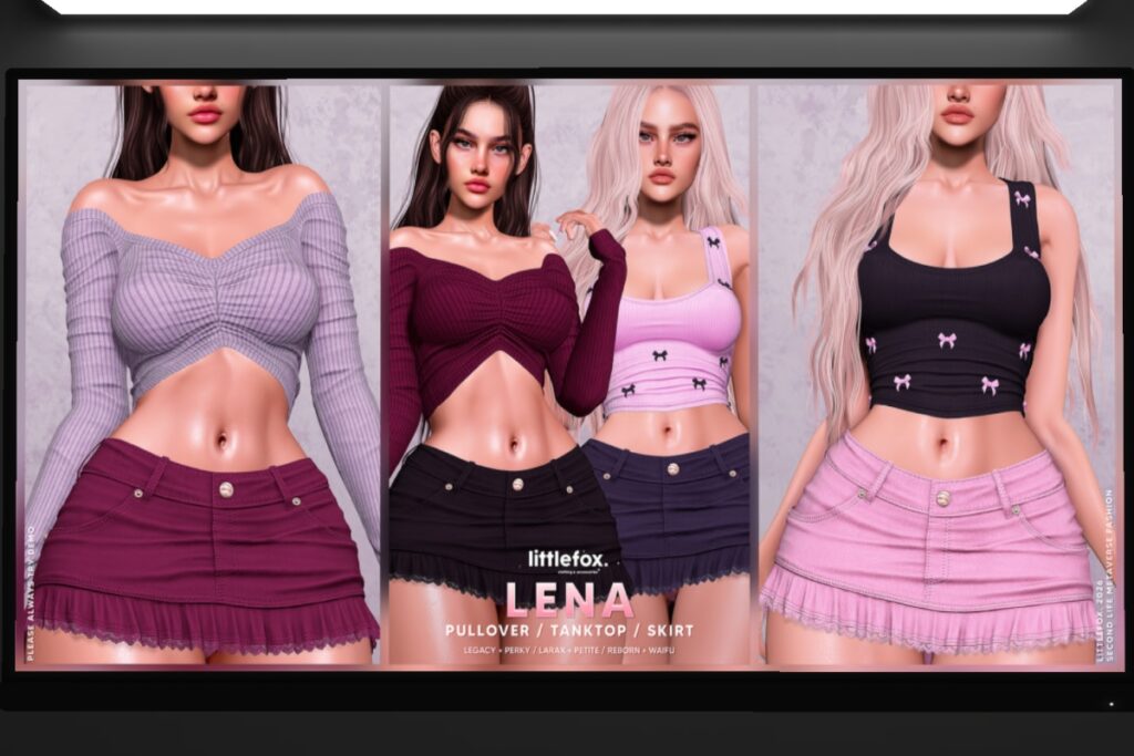 Lena Set - Legacy/MaitreyaX/Reborn/+mods, L$279 each/L$2699 each FP