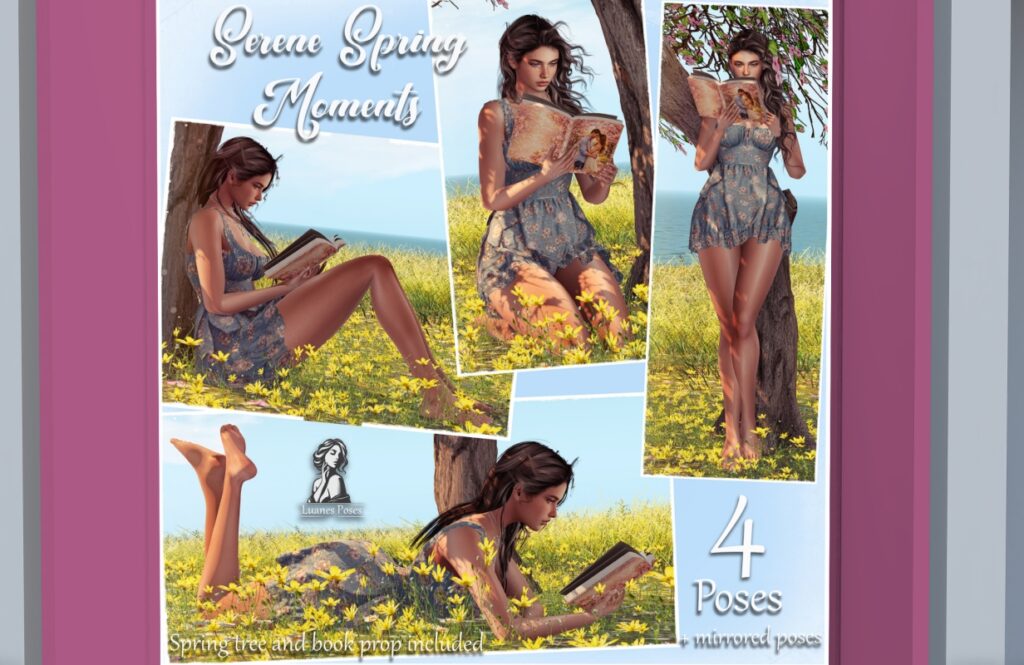 Serene Spring Moments Poses &amp; Props, L$299 FP