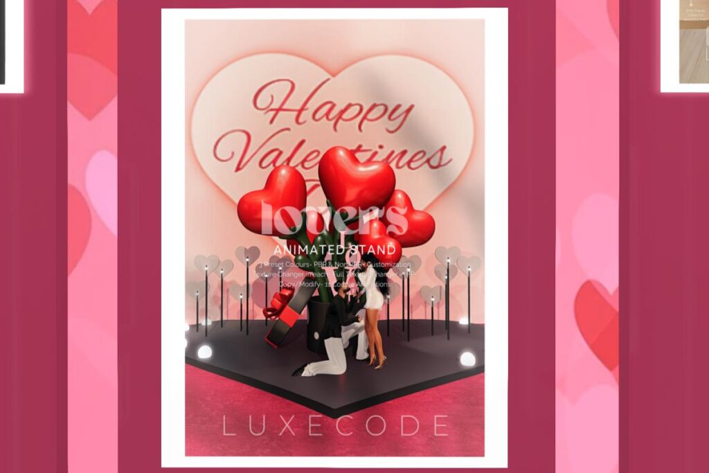 Lovers Stand, L$799 each/L$1599 FP