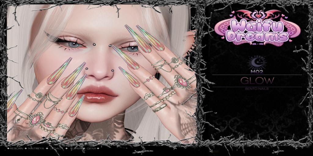 Glow Nails - GenX/Inithium/Legacy/Maitreya/Reborn