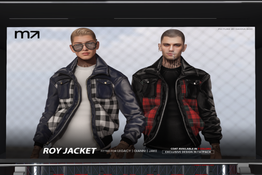 Roy Jacket - Gianni/Jake/Legacy, L$299 each/L$1200 FP