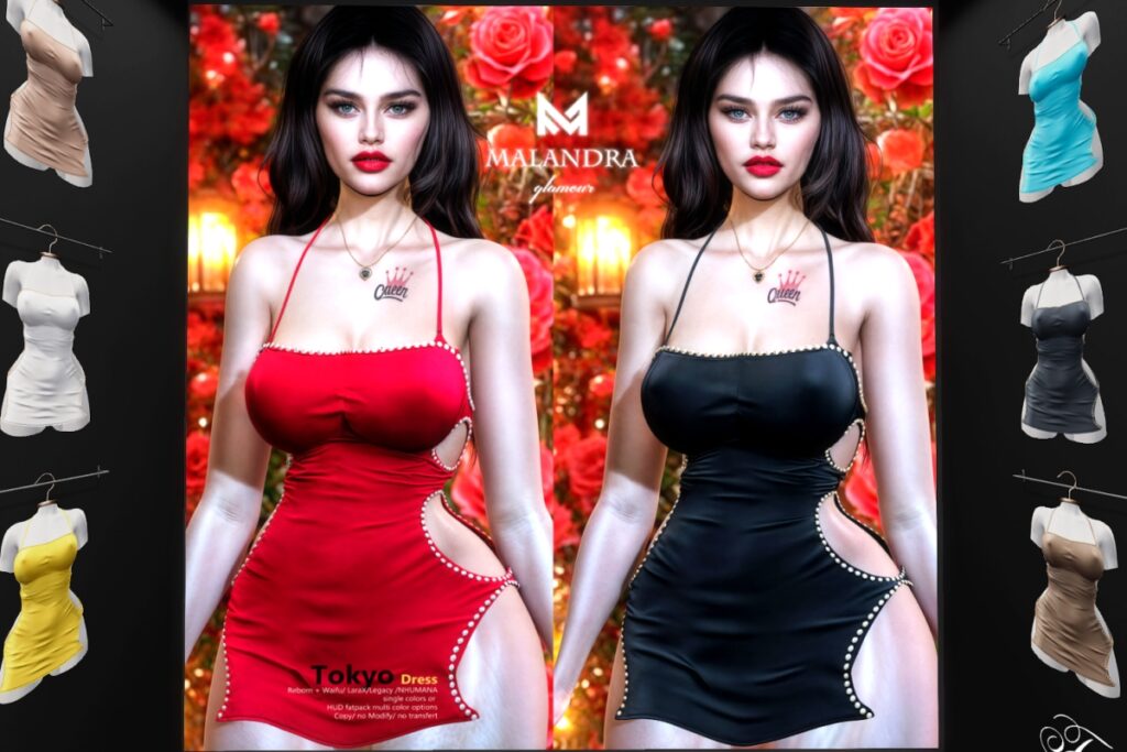 Tokyo Dress - Legacy/MaitreyaX/Nhumana/Reborn/+mods, L$299 each/L$1399 FP
