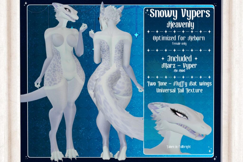 Snowy Vypers Heavenly  - Marz Vyper/Reborn, L$500